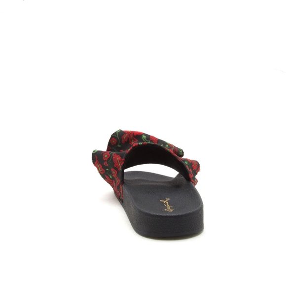 Floral Print Slides - Picture 3 of 4